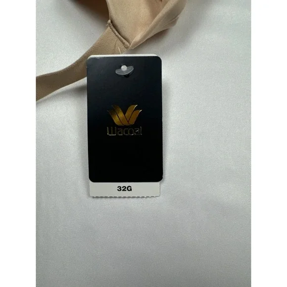 $76 NWT Wacoal Sleek Standard Ultimate Comfort Smoothing Bra Nude Size 32G New - Picture 9 of 13